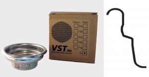 Foto: VST-7-STD: Precízny nerezový filter na espresso VST 7 gramov - štandardný (s výstupkom na boku)