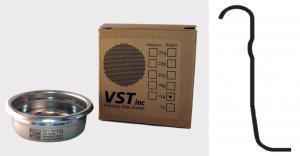 Foto: VST-15-STD: Precízny nerezový filter na espresso VST 15 gramov - štandardný (s výstupkom na boku)