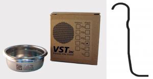 Foto: VST-18-STD: Precízny nerezový filter na espresso VST 18 gramov - štandardný (s výstupkom na boku)