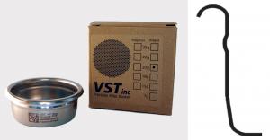 Foto: VST-20-STD: Precízny nerezový filter na espresso VST 20 gramov - štandardný (s výstupkom na boku)