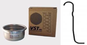 Foto: VST-25-STD: Precízny nerezový filter na espresso VST 25 gramov - štandardný (s výstupkom na boku)