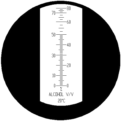Náhľad: Stupnica refraktometru RAL1