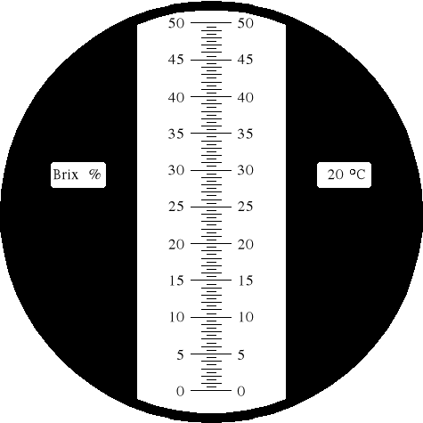 Náhľad: Stupnica refraktometru RBR50-ATC