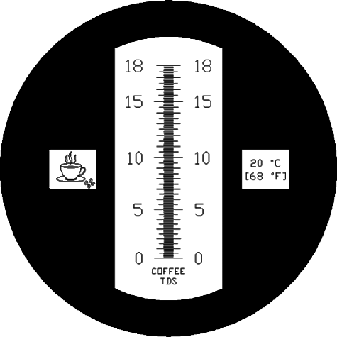 Náhľad: Stupnica refraktometru RCF1-ATC