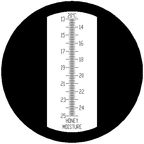Náhľad: Stupnica refraktometru RHN1-ATC