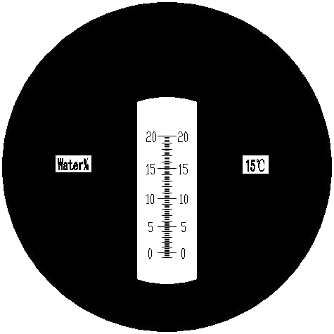 Náhľad: Stupnica refraktometru RMK2