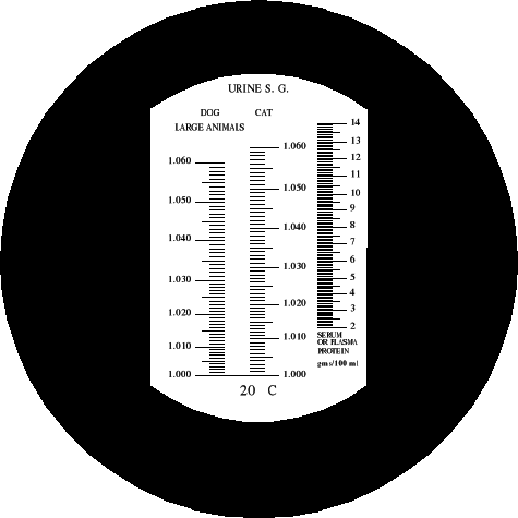 Náhľad: Stupnica refraktometru RUR5