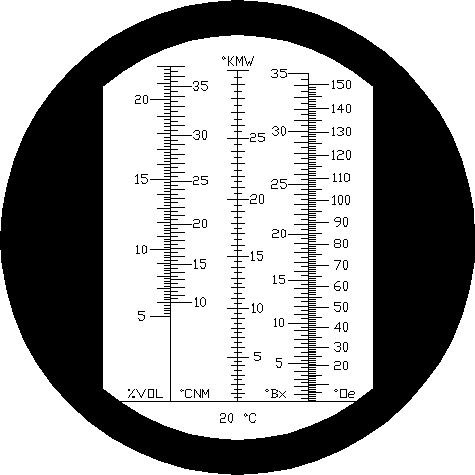Náhľad: Stupnica refraktometru RWN10